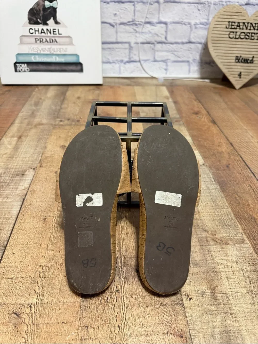 Schutz Thayna Sequin Palm Slides